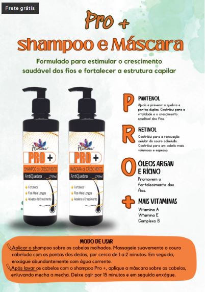 Shampoo e Mascara Pro