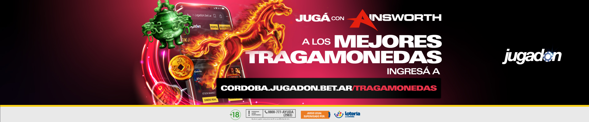 TRAGAMONEDAS Jugadon.bet.ar