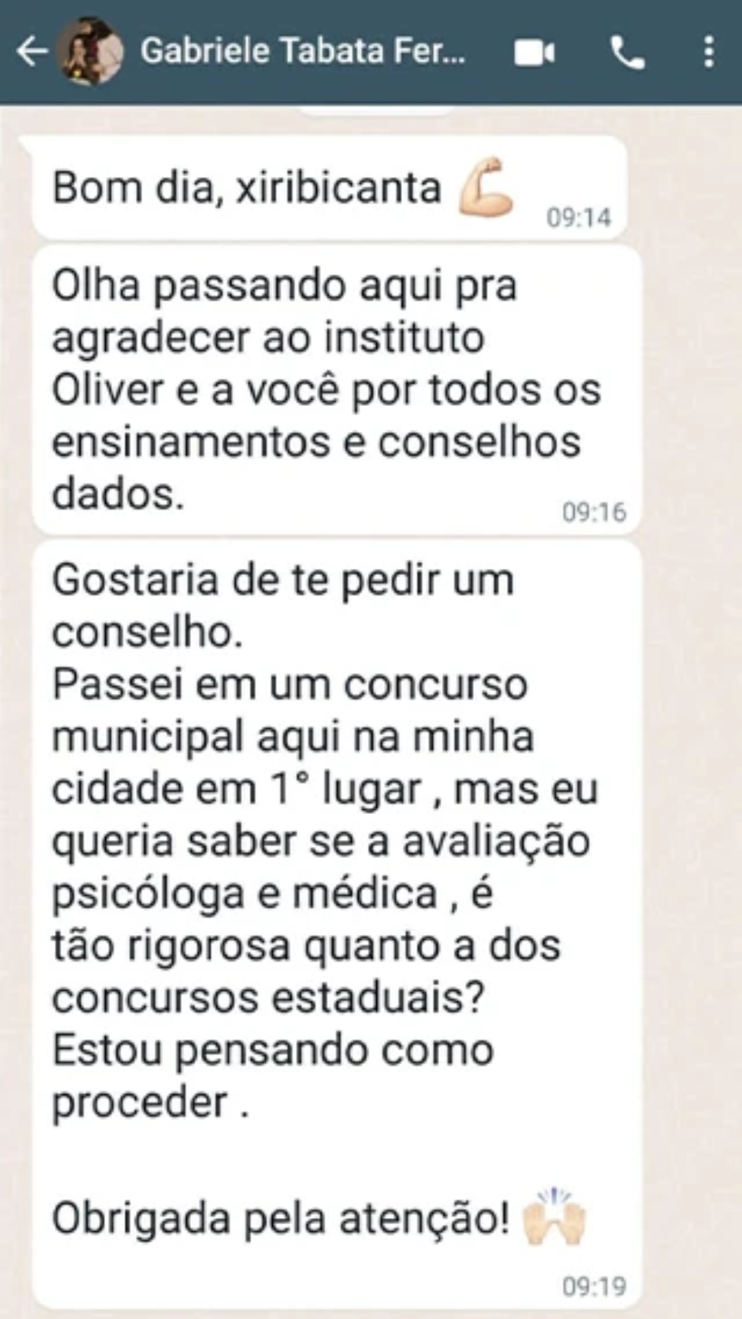 depoimento